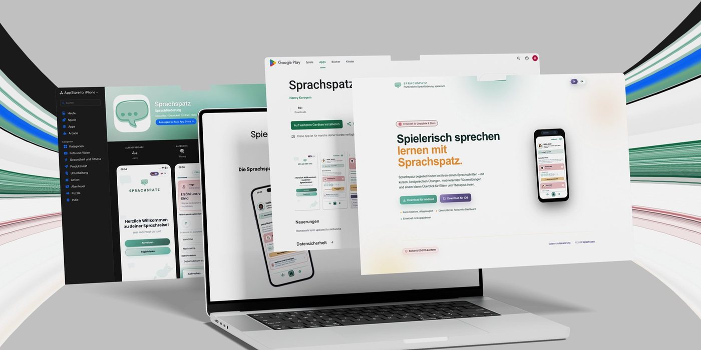 Sprachspatz-App – von NoviCogi entwickelt